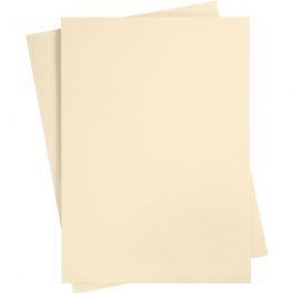 Gekleurd Karton, zandkleur, A2, 420x600 mm, 180 gr, 10 vel/ 1 doos [HOB-21528]