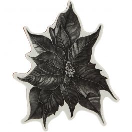 Tampon caoutchouc, poinsettia, H : 5 mm, dim. 14x11 cm, 1 flles [HOB-21580]