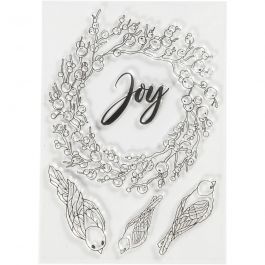 Timbres designs, joie, dim. 10,5x15 cm, 1 flles [HOB-21584]
