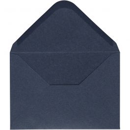 Enveloppes, dimension enveloppes 11,5x16cm, 110 gr, bleu, 10 pièces/ 1 Pq. [HOB-217014]