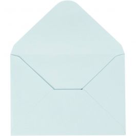 Enveloppes, dimension enveloppes 11,5x16cm, 110 gr, bleu clair, 10 pièces/ 1 Pq. [HOB-217018]