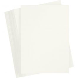Gekleurd Karton, A4, vel 210x297 mm, 180 gr, off-white, 100 vel/ 1 doos [HOB-217036]