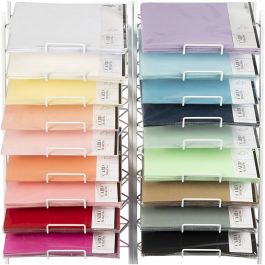Karton, A4, vel 210x297 mm, 210+220 gr, diverse kleuren, 18x10 doos/ 1 doos [HOB-219024]