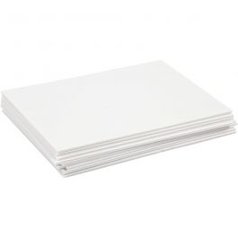 Foam bord, A4, vel 210x297 mm, dikte 3 mm, wit, 10 vel/ 1 doos [HOB-22085]