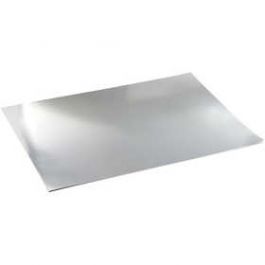 Metallic foliekarton, A2 420x600 mm,  280 gr, zilver, 10vellen [HOB220860]