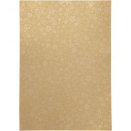 Papier, A4, vel 210x297 mm, 80 gr, goud, 20 vel/ 1 doos [HOB-221019]