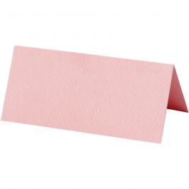 Marque-places, dim. 9x4cm, 220 gr, rose clair, 20 pièces/ 1 Pq. [HOB-228719]