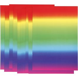 Papier arc-en-ciel, A4, feuille 210x297 mm, 180 gr, 10 flles/ 1 Pq. [HOB-229830]