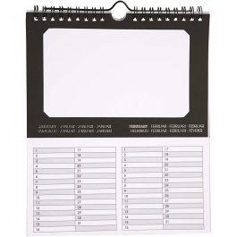 Internationale verjaardagskalender, afm 19x23 cm, 180 gr, 5 stuk/ 1 doos [HOB-23276]