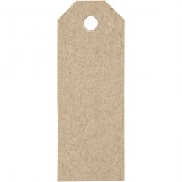 Manilla-labels, afm 3x8 cm, 220 gr, naturel, 20 stuk/ 1 doos [HOB-234016]