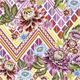 Servetten, bloemen, afm 33x33 cm, 20 stuk/ 1 doos [HOB-234734]