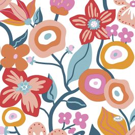 Servetten, bloemen, afm 33x33 cm, 20 stuk/ 1 doos [HOB-234734]