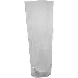 Sac en cellophane, H : 19 cm, dim. 7,5x5,5 cm, ép. 25 my, 200 pièces/ 1 Pq. [HOB-23965]