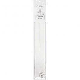 Sterstroken, L: 86+100 cm, B: 25+40 mm, d 11,5+18,5 cm, wit, 16 stroken/ 1 doos [HOB-24391]