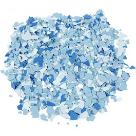 Terrazzo Vlokken, blauw, 90 gr/ 1 Doosje [HOB-24591]