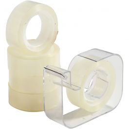 Plakband met dispenser, B: 15 mm, 1 set [HOB-24627]