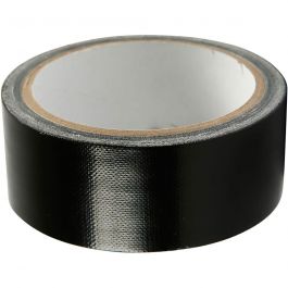 Duct tape, L : 38 mm, noir, 25 m/ 1 rouleau [HOB-24646]