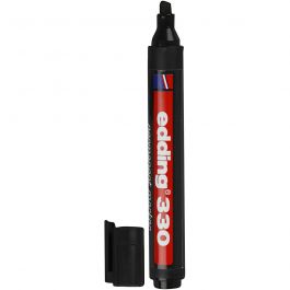 Edding 330 Marker, lijndikte 1-5 mm, zwart, 1 stuk [HOB-25025]