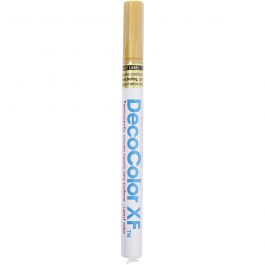Deco Stift, lijndikte 1,2 mm, goud, 1 stuk [HOB-25034]
