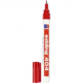 Edding 404 Marker, lijndikte 0,75 mm, rood, 1 stuk [HOB-25035]