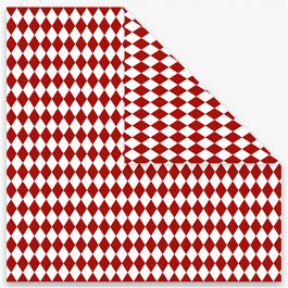 Papier Origami, dim. 15x15 cm, 80 gr, rouge, 40 flles/ 1 Pq. [HOB-25371]