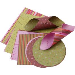 Papier Origami, 80 gr, 900 flles ass./ 1 Pq. [HOB-25531]