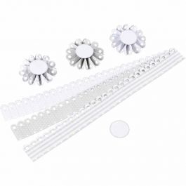 Rozetten, d 8 cm, 160 gr, 6 stuk/ 1 doos [HOB-25680]