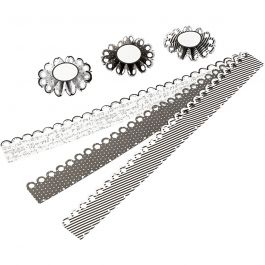 Rozetten, d 8 cm, 160 gr, 6 stuk/ 1 doos [HOB-25681]