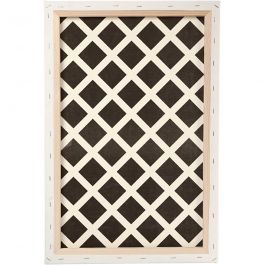 Entoilé, P: 1,7 cm, dim. 40x60 cm, 360 gr, blanc, 1 pièce [HOB-25730]
