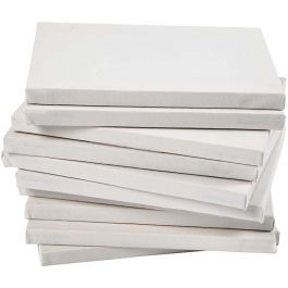 Entoilé, P: 1,6 cm, dim. 18x24 cm, 280 gr, blanc, 40 pièces/ 1 Pq. [HOB-25746]