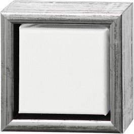 Canvas met lijst, afm 10x10 cm, 360 gr, diverse kleuren, 1 stuk [HOB-257500]