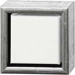 Canvas met lijst, afm 10x10 cm, 360 gr, wit, 6 stuk/ 1 doos [HOB-25750]