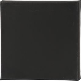Entoilé, P: 1,6 cm, dim. 30x30 cm, 360 gr, noir, blanc, 10 pièces/ 1 Pq. [HOB-25764]