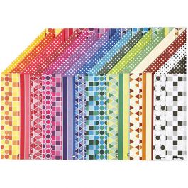 Papier Color Bar, A4, feuille 210x297 mm, 100 gr, 16 flles ass./ 1 Pq. [HOB-26020]