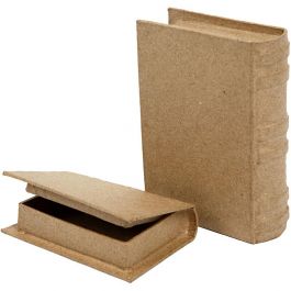 Boeken, afm 8x11,5x2,5 cm, 2 stuk/ 1 set [HOB-265661]