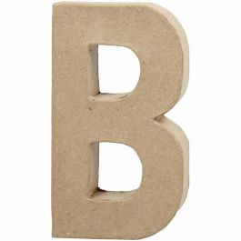 Lettre, B, H : 20,5 cm, L : 11,5 cm, ép. 2,5 cm, 1 pièce [HOB-26601]