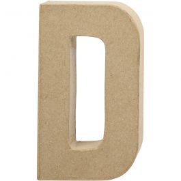 Lettre, D, H : 20,2 cm, L : 11,5 cm, ép. 2,5 cm, 1 pièce [HOB-26603]