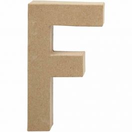 Lettre, F , H : 20,5 cm, L : 11,6 cm, ép. 2,5 cm, 1 pièce [HOB-26605]