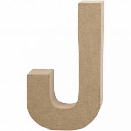 Lettre, J, H : 20,5 cm, L : 11,5 cm, ép. 2,5 cm, 1 pièce [HOB-26609]