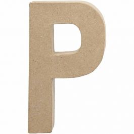 Lettre, P, H : 20,5 cm, L : 11,4 cm, ép. 2,5 cm, 1 pièce [HOB-26615]
