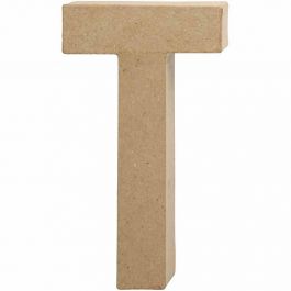 Lettre, T, H : 20,5 cm, L : 11 cm, ép. 2,5 cm, 1 pièce [HOB-26619]