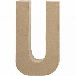Lettre, U, H : 20,5 cm, L : 11,5 cm, ép. 2,5 cm, 1 pièce [HOB-26620]