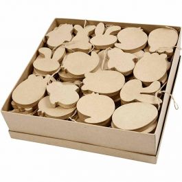 Décoration de Pâques à suspendre, H : 10 cm, ép. 12 mm, 114 pièces/ 1 Pq. [HOB-26791]