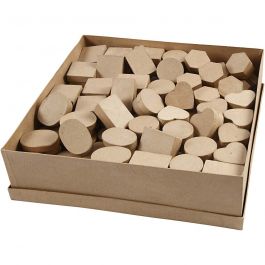 Petites boîtes, H : 3 cm, d 4-6 cm, 144 pièces/ 1 Pq. [HOB-26800]