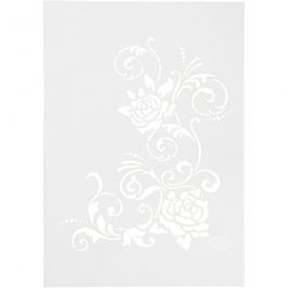 Flexibel sjabloon, bloemen, A4, vel 210x297 mm, 1 stuk [HOB-26971]
