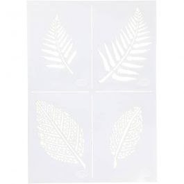 Flexibel sjabloon, bladeren, A4, vel 210x297 mm, 1 stuk [HOB-26974]