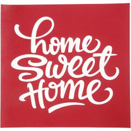 Screen stencil, home sweet home, vel 20x22 cm, 1 vel [HOB-27060]