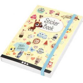 Stickerboek, afm 11,5x17 cm, dikte 1,5 cm, 1stuk, 80 pagina´s [HOB27070]