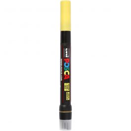 Marqueur Posca, dim. PCF350, trait 1-10 mm, pinceau, jaune, 1 pièce [HOB-271044]