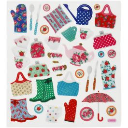 Stickers, tuinleven, vel 15x16,5 cm, 1 vel [HOB-27188]